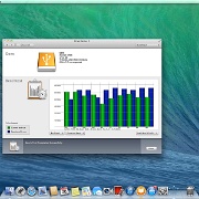 Zrzut ekranu 2013-11-20 o 22.06.57  Test dysku zewnątrznego HDD Toshiba 1 TB podłączonego za pomocą interfejsu USB 3.0.
